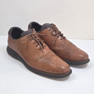 Cole Haan 2.Zerogrand Laser Wingtip Oxford Leather Dress Casual Shoes Men's 13